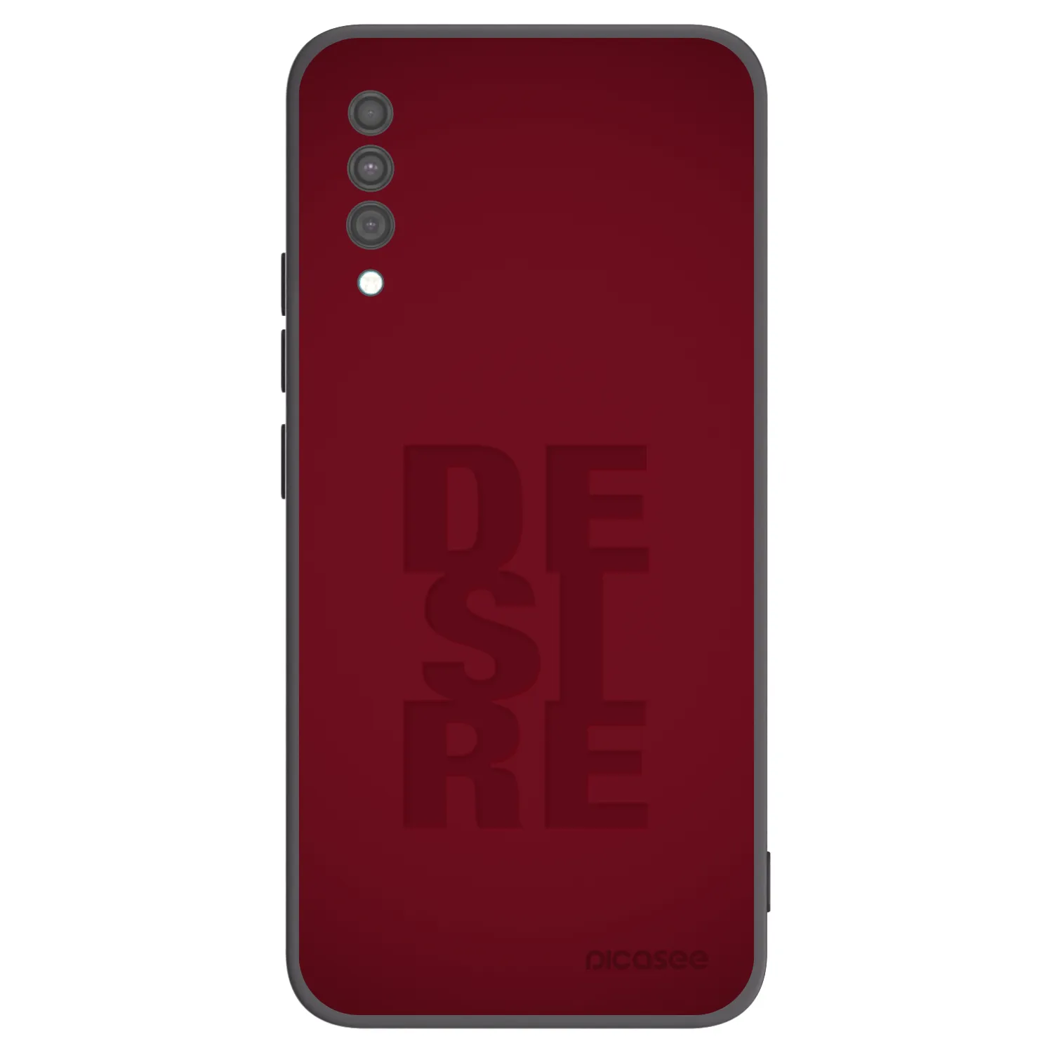 Picasee fekete szilikon tok az alábbi mobiltelefonokra Samsung Galaxy A30s A307F - Desire