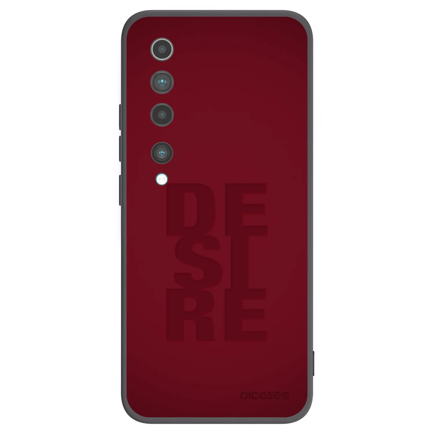 Picasee fekete szilikon tok az alábbi mobiltelefonokra Xiaomi Mi 10 - Desire