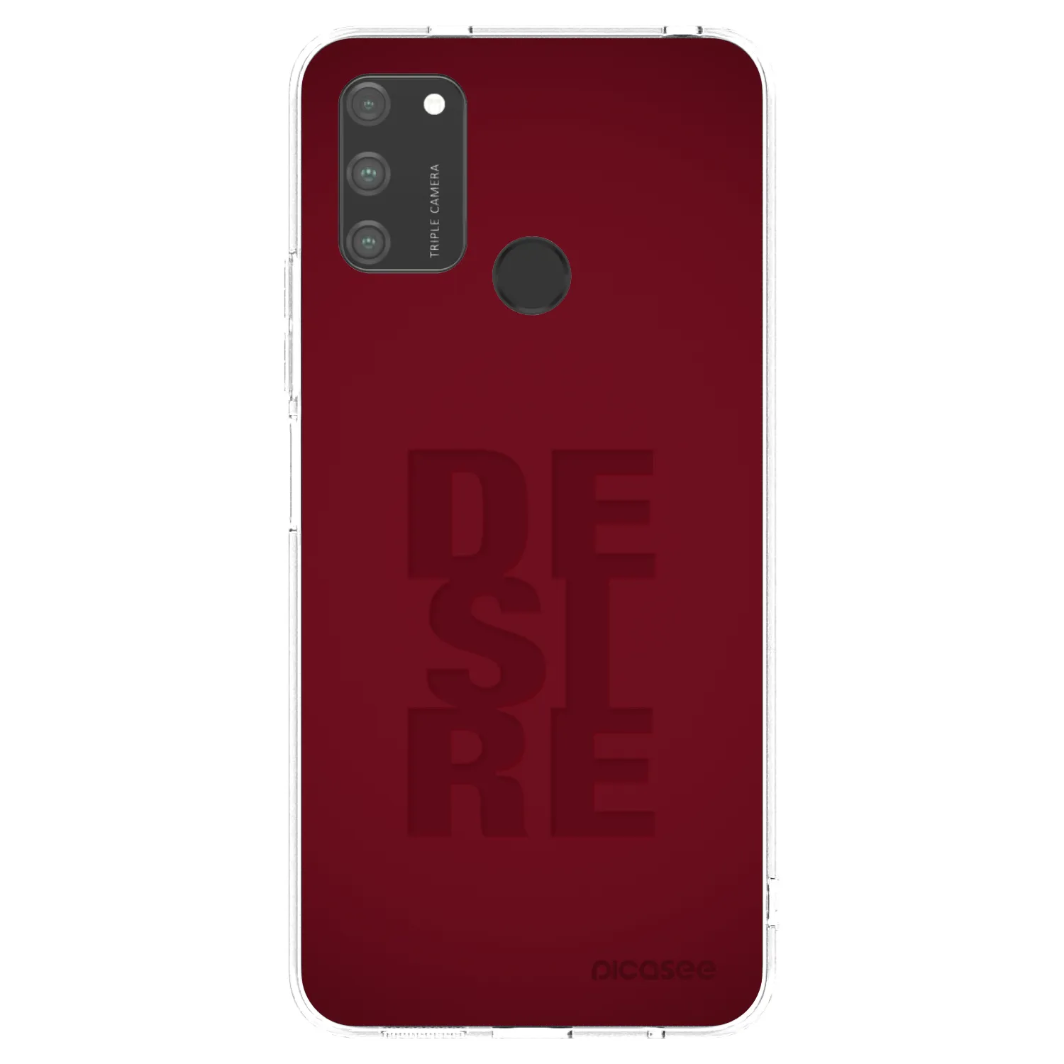 Picasee átlátszó szilikon tok az alábbi mobiltelefonokra Honor 9A - Desire