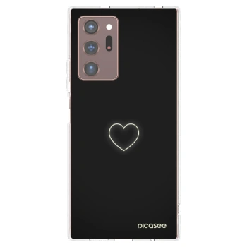 Picasee átlátszó szilikon tok az alábbi mobiltelefonokra Samsung Galaxy Note 20 Ultra - Heart