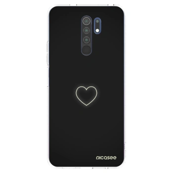 Picasee átlátszó szilikon tok az alábbi mobiltelefonokra Xiaomi Redmi 9 - Heart