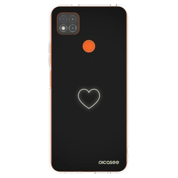 Picasee átlátszó szilikon tok az alábbi mobiltelefonokra Xiaomi Redmi 9C - Heart