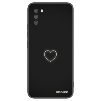 Picasee fekete szilikon tok az alábbi mobiltelefonokra Xiaomi Poco M3 - Heart