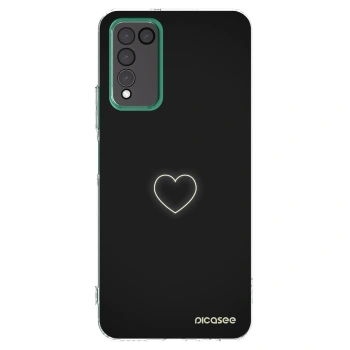 Picasee átlátszó szilikon tok az alábbi mobiltelefonokra Honor 10X Lite - Heart