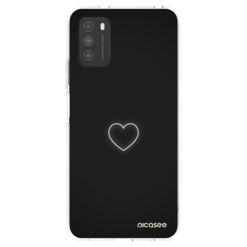 Picasee átlátszó szilikon tok az alábbi mobiltelefonokra Xiaomi Poco M3 - Heart