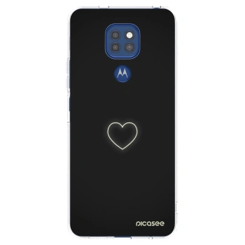Picasee átlátszó szilikon tok az alábbi mobiltelefonokra Motorola Moto G9 Play - Heart