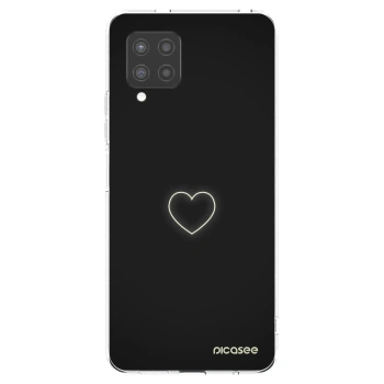 Picasee átlátszó szilikon tok az alábbi mobiltelefonokra Samsung Galaxy A42 A426B - Heart