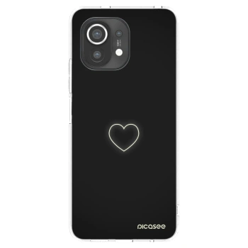 Picasee átlátszó szilikon tok az alábbi mobiltelefonokra Xiaomi Mi 11 - Heart