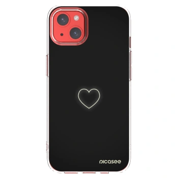 Picasee átlátszó szilikon tok az alábbi mobiltelefonokra Apple iPhone 13 - Heart