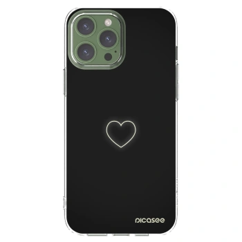 Picasee átlátszó szilikon tok az alábbi mobiltelefonokra Apple iPhone 13 Pro Max - Heart