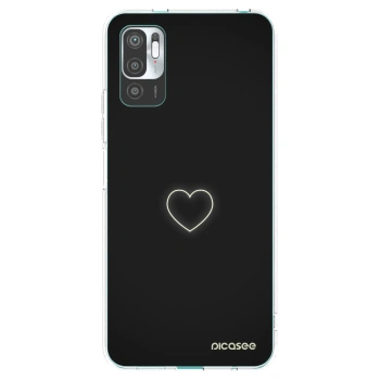 Picasee átlátszó szilikon tok az alábbi mobiltelefonokra Xiaomi Redmi Note 10 5G - Heart