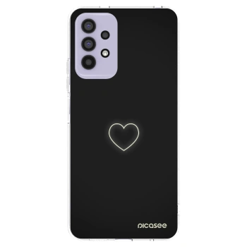 Picasee átlátszó szilikon tok az alábbi mobiltelefonokra Samsung Galaxy A32 4G SM-A325F - Heart