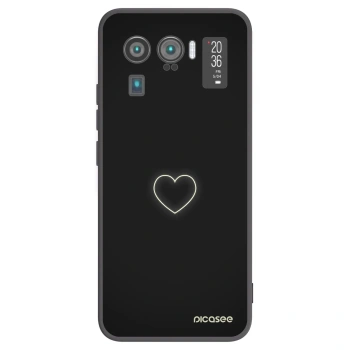 Picasee fekete szilikon tok az alábbi mobiltelefonokra Xiaomi Mi 11 Ultra - Heart