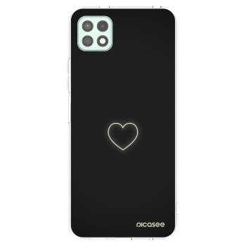 Picasee átlátszó szilikon tok az alábbi mobiltelefonokra Samsung Galaxy A22 A226B 5G - Heart