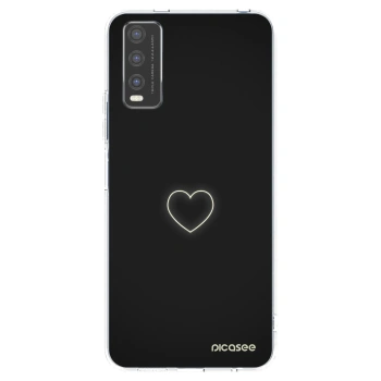 Picasee átlátszó szilikon tok az alábbi mobiltelefonokra Vivo Y20s - Heart