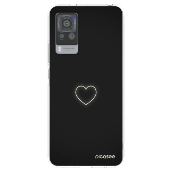 Picasee átlátszó szilikon tok az alábbi mobiltelefonokra Vivo X60 Pro 5G - Heart
