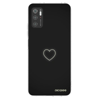 Picasee átlátszó szilikon tok az alábbi mobiltelefonokra Xiaomi Poco M3 Pro 5G - Heart