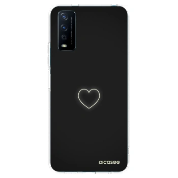 Picasee átlátszó szilikon tok az alábbi mobiltelefonokra Vivo Y11s - Heart