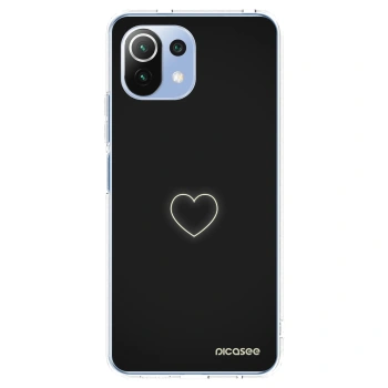 Picasee átlátszó szilikon tok az alábbi mobiltelefonokra Xiaomi 11 Lite 5G NE - Heart
