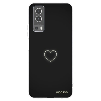 Picasee átlátszó szilikon tok az alábbi mobiltelefonokra Vivo Y72 5G - Heart