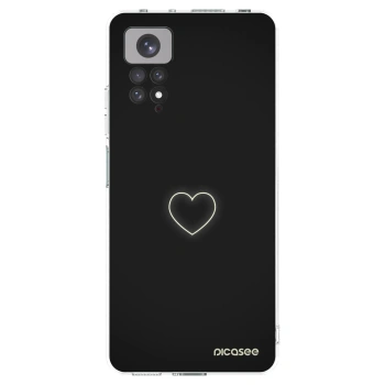 Picasee átlátszó szilikon tok az alábbi mobiltelefonokra Xiaomi Redmi Note 11 - Heart