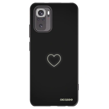 Picasee fekete szilikon tok az alábbi mobiltelefonokra Xiaomi Redmi Note 11S 4G - Heart