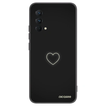 Picasee fekete szilikon tok az alábbi mobiltelefonokra Realme GT Master Edition 5G - Heart