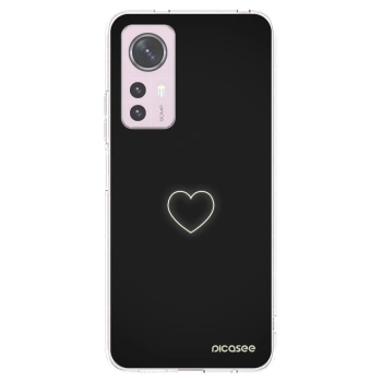 Picasee átlátszó szilikon tok az alábbi mobiltelefonokra Xiaomi 12 - Heart