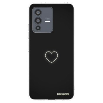 Picasee átlátszó szilikon tok az alábbi mobiltelefonokra Vivo V23 5G - Heart