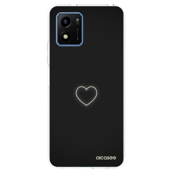 Picasee átlátszó szilikon tok az alábbi mobiltelefonokra Vivo Y01 - Heart