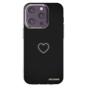 Picasee átlátszó szilikon tok az alábbi mobiltelefonokra Apple iPhone 14 Pro - Heart