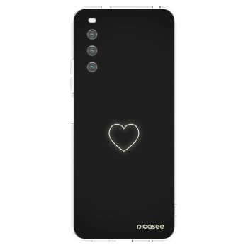 Picasee átlátszó szilikon tok az alábbi mobiltelefonokra Sony Xperia 10 IV 5G - Heart