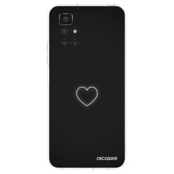 Picasee átlátszó szilikon tok az alábbi mobiltelefonokra Xiaomi Redmi 10 (2022) - Heart