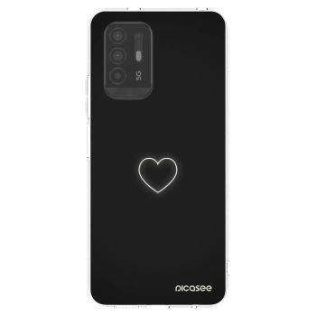 Picasee átlátszó szilikon tok az alábbi mobiltelefonokra OPPO A94 5G - Heart
