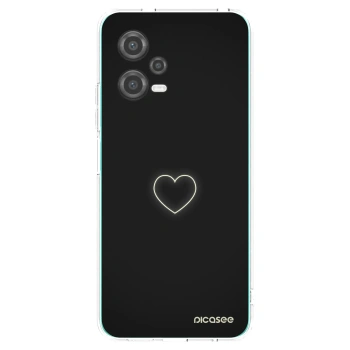 Picasee átlátszó szilikon tok az alábbi mobiltelefonokra Xiaomi Poco X5 - Heart