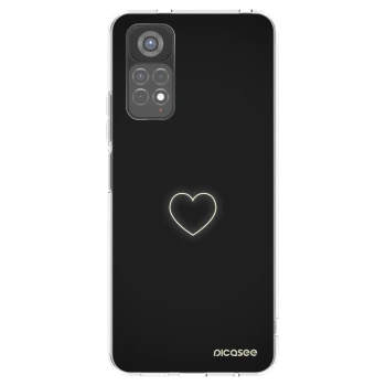 Picasee átlátszó szilikon tok az alábbi mobiltelefonokra Xiaomi Redmi Note 11S 5G - Heart