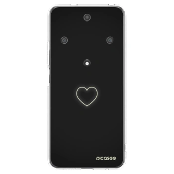 Picasee átlátszó szilikon tok az alábbi mobiltelefonokra Honor Magic5 Lite 5G - Heart