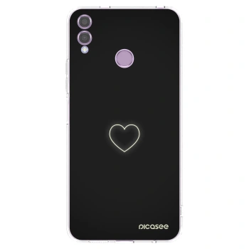 Picasee átlátszó szilikon tok az alábbi mobiltelefonokra Honor 8X - Heart