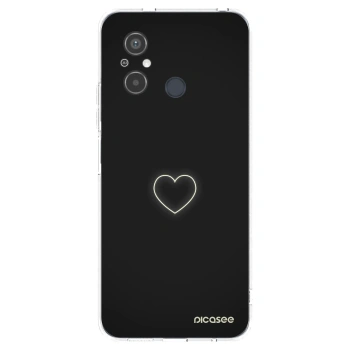 Picasee átlátszó szilikon tok az alábbi mobiltelefonokra Xiaomi Redmi 12C - Heart