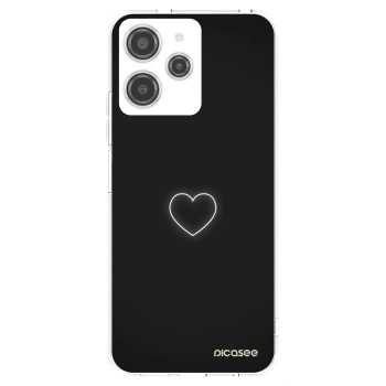 Picasee átlátszó szilikon tok az alábbi mobiltelefonokra Xiaomi Redmi 12 4G - Heart
