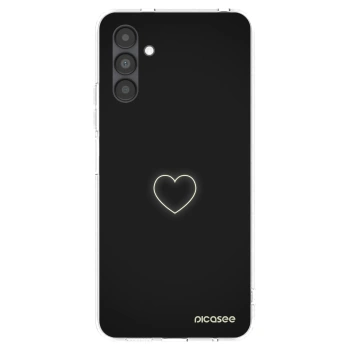 Picasee átlátszó szilikon tok az alábbi mobiltelefonokra Samsung Galaxy A04s A047F - Heart