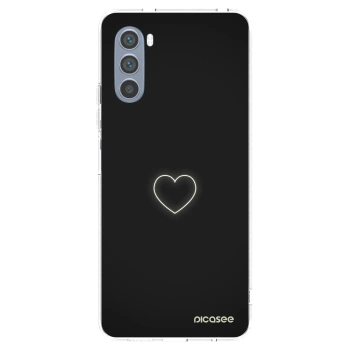 Picasee átlátszó szilikon tok az alábbi mobiltelefonokra Motorola Moto G62 - Heart