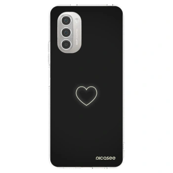 Picasee átlátszó szilikon tok az alábbi mobiltelefonokra Motorola Moto G51 - Heart