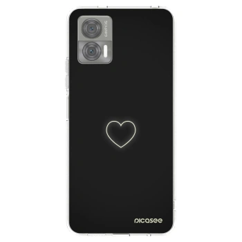 Picasee átlátszó szilikon tok az alábbi mobiltelefonokra Motorola Edge 30 Neo - Heart