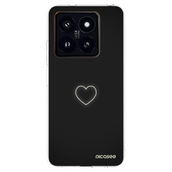 Picasee átlátszó szilikon tok az alábbi mobiltelefonokra Xiaomi 14 Pro - Heart