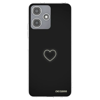 Picasee átlátszó szilikon tok az alábbi mobiltelefonokra Xiaomi Redmi 12 5G - Heart