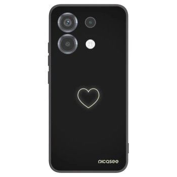Picasee fekete szilikon tok az alábbi mobiltelefonokra Xiaomi Poco X6 - Heart