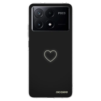 Picasee átlátszó szilikon tok az alábbi mobiltelefonokra Xiaomi Poco X6 Pro - Heart