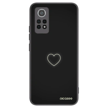 Picasee fekete szilikon tok az alábbi mobiltelefonokra Xiaomi Redmi Note 12 Pro 4G - Heart