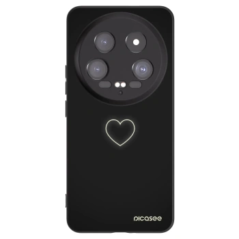 Picasee fekete szilikon tok az alábbi mobiltelefonokra Xiaomi 14 Ultra - Heart